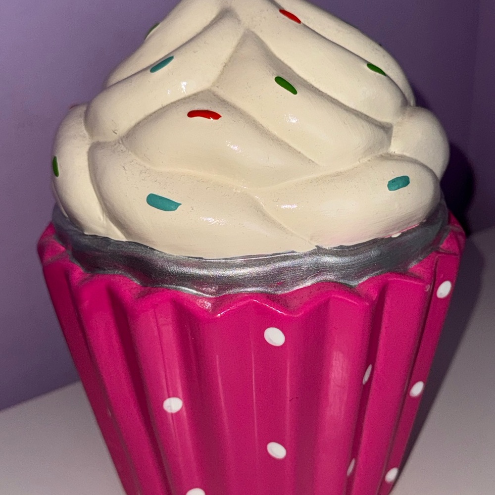 Pink Cupcake Shaped Decor